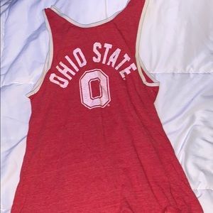Red Ohio State Tank Top